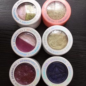 Six (6) Colourpop Super Shock Shadows ($36 Value!)